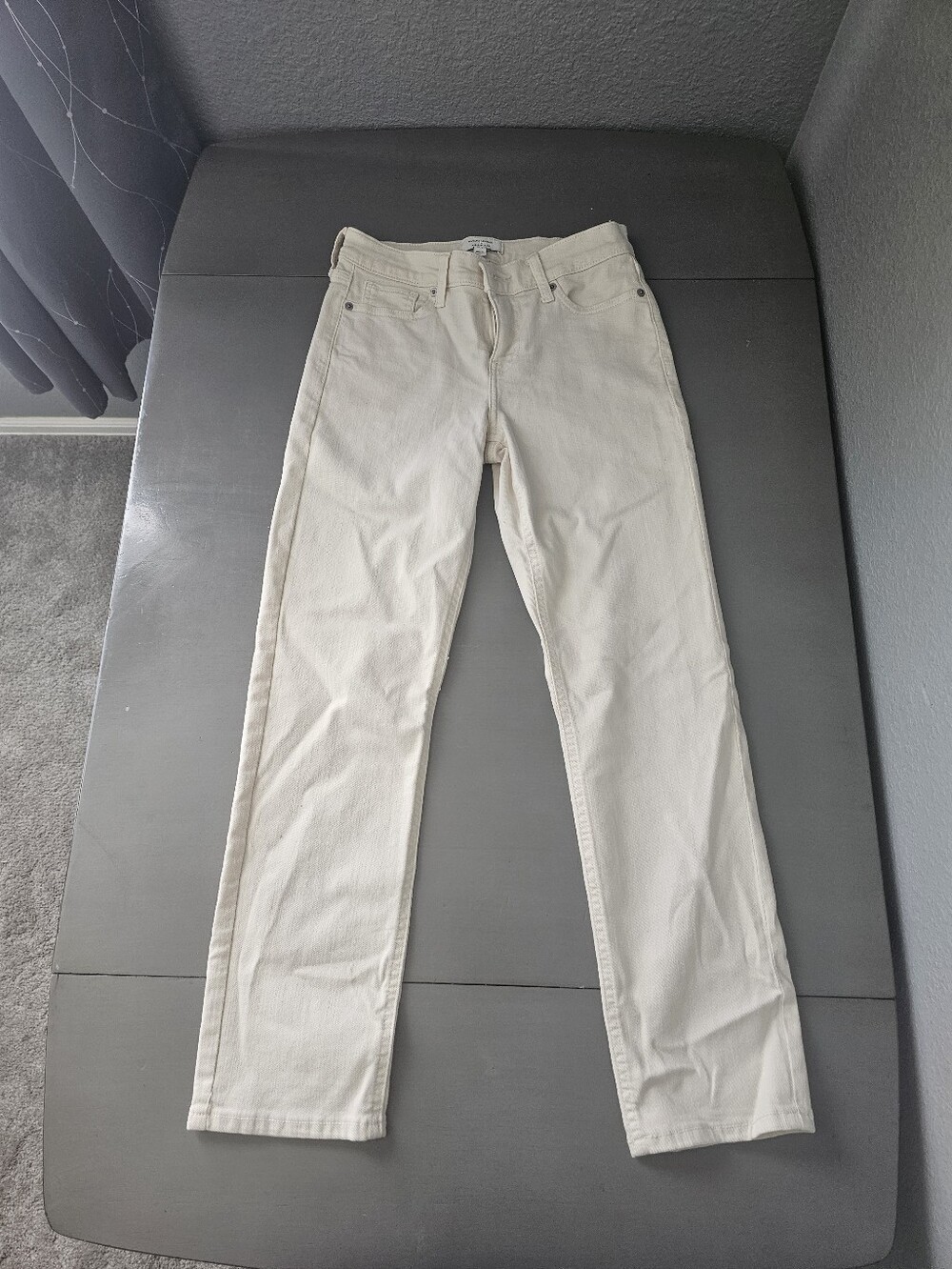 Banana Republic Mid-Rise Slim Jeans Size 25 / 0 Ivory Cream